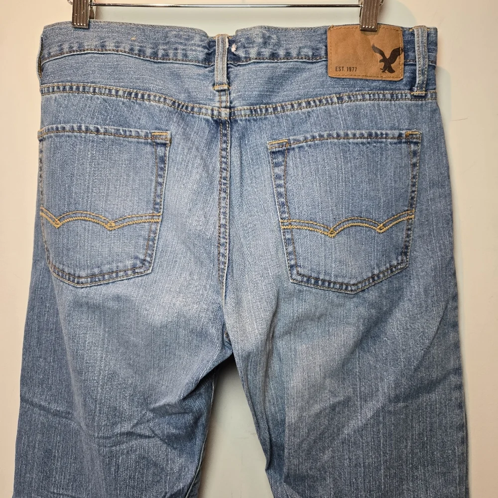 American Eagle Original Boot Jeans Mens 32x32 Bootcut Denim - Picture 3 of 6
